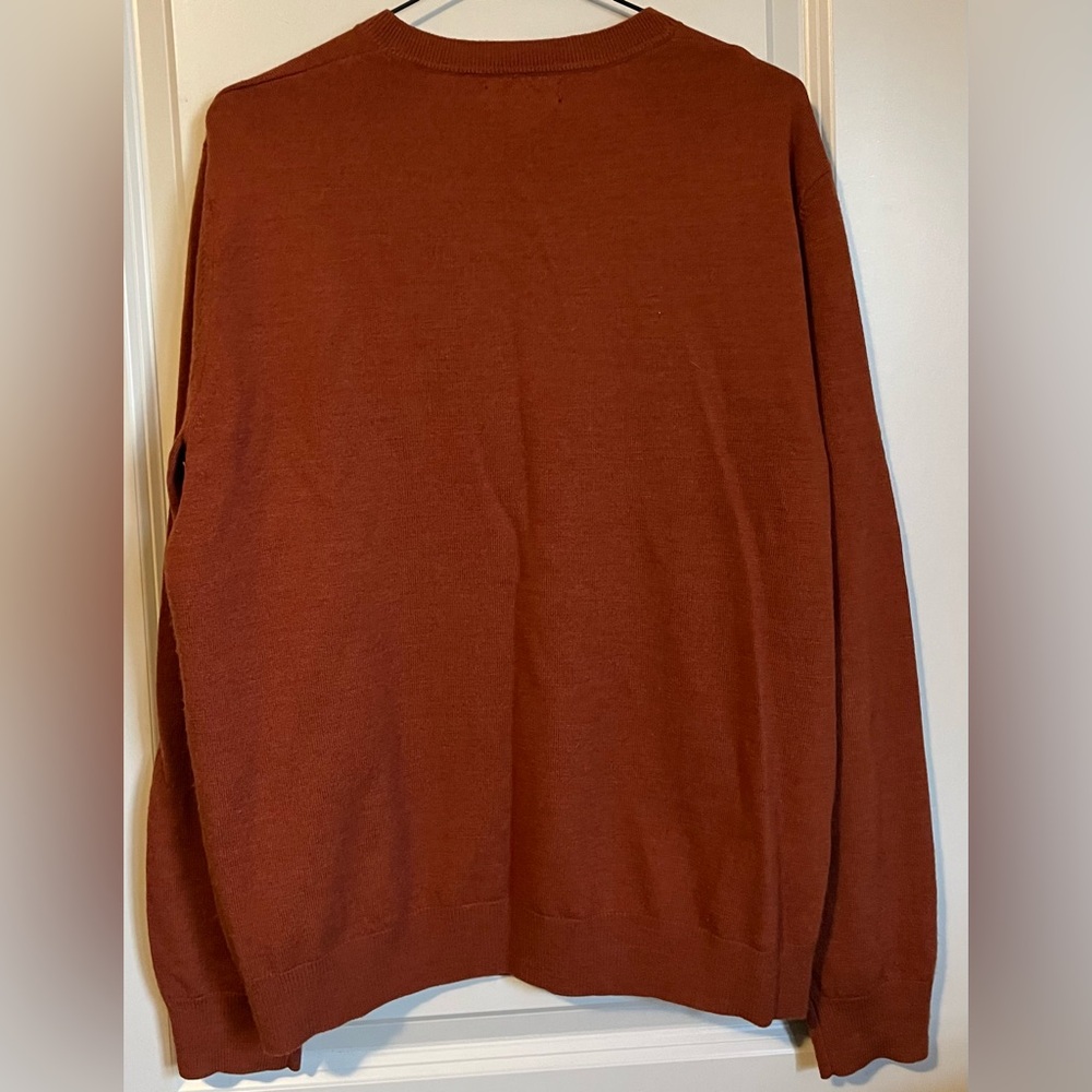 Banana Republic Men’s Medium Merino Wool V-neck Sweater - Picture 4 of 5